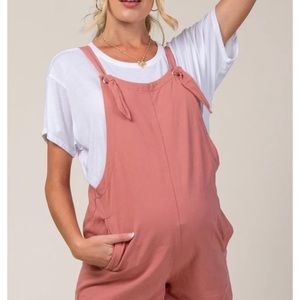 PinkBlush Maternity Overall Romper